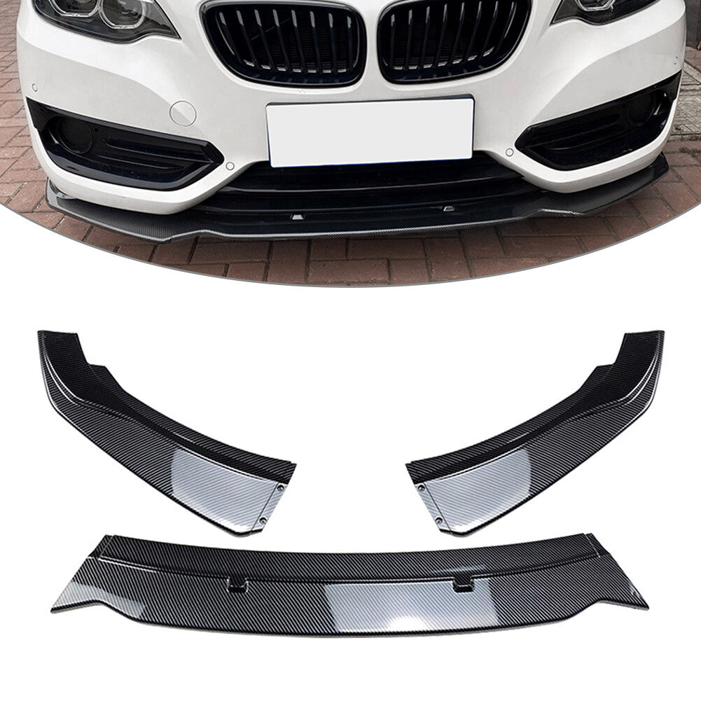 Front Bumper Spoiler Lip for BMW 2 Series F22 220i 225i 228i 2014-2019