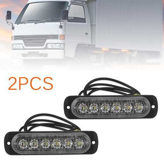 6 LED white work lights, floodlights, off-road driving fog lights, DC 12V-24V