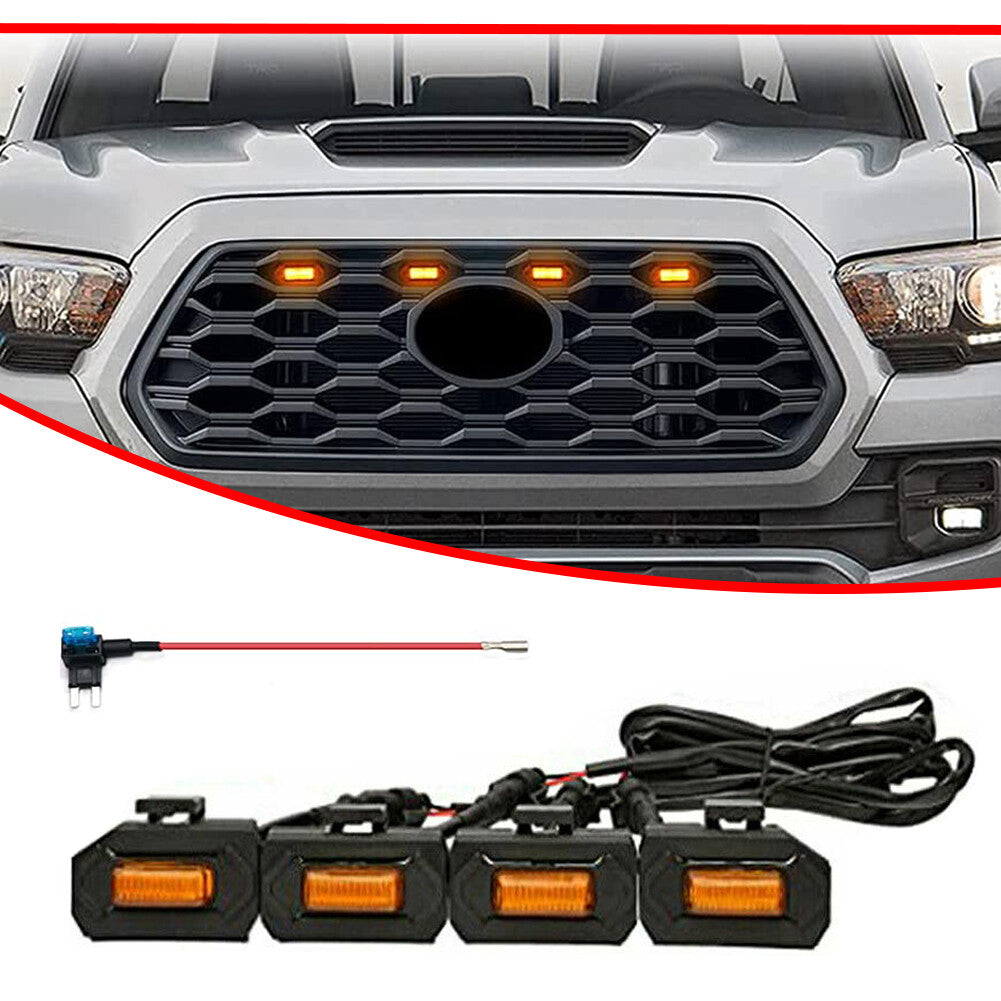 style amber LED grille light suitable for 20-22 Tacoma TRD Sport off-road- v