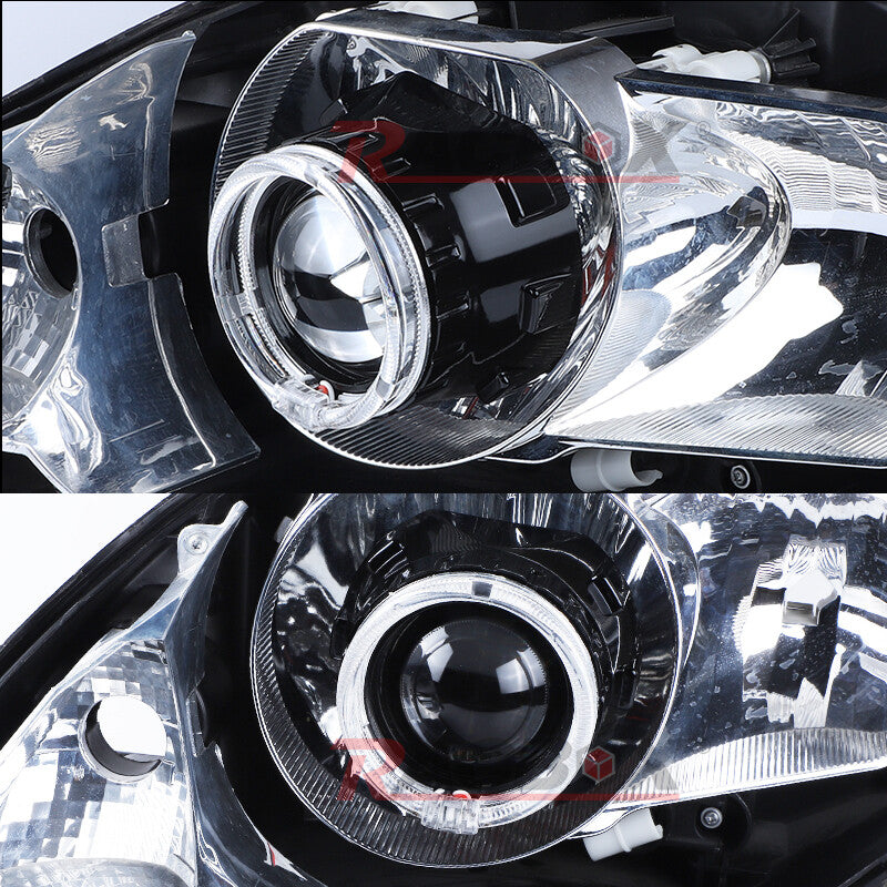White 80mm LED Light Guide Angel Eyes Halo Rings DRL for Car Headlight Retrofit