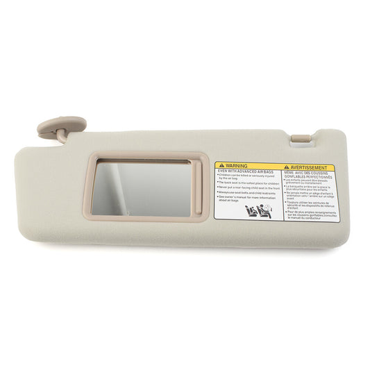 1X Left Driver Side Beige Sun Visor For 2005-2012 2011 for Toyota Tacoma US STOCK