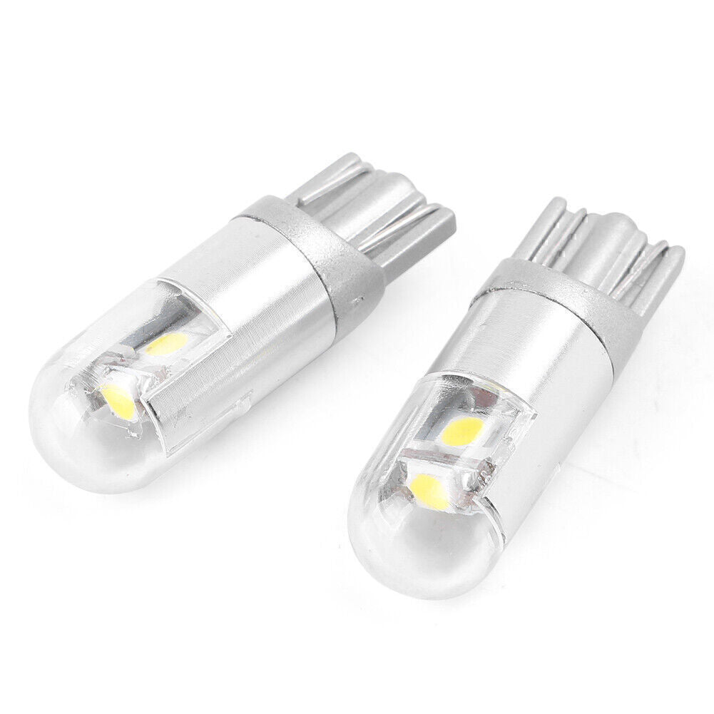Universal Car LED Reading Light License Plate lamp T10 3030 3SMD 9W White 2pcs