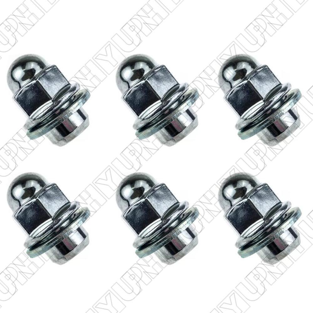 for Mitsubishi Eclipse Galant Lancer Montero for Outlander Wheel Lug Nuts Set of 6 Q