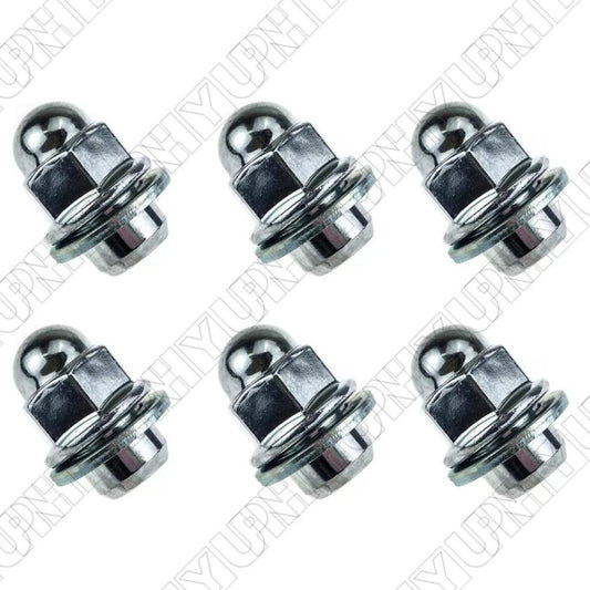 for Mitsubishi Eclipse Galant Lancer Montero for Outlander Wheel Lug Nuts Set of 6 Q