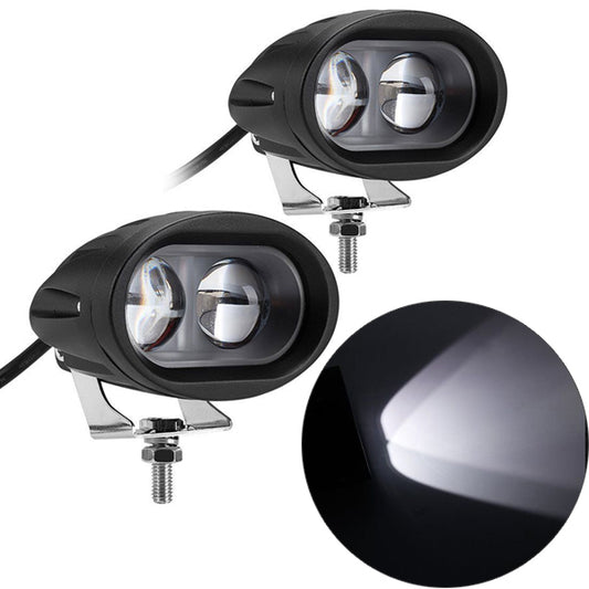 2-pack 20W LED DRL lights for cars, SUVs, driving, fog lights, off-road, 4WD - Universal n