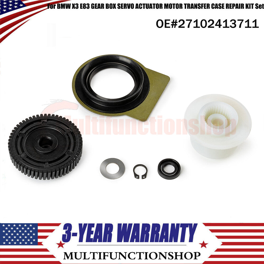 GEARBOX SERVO ACTUATOR MOTOR TRANSFER CASE REPAIR KIT SET for BMW X3 E83 Q
