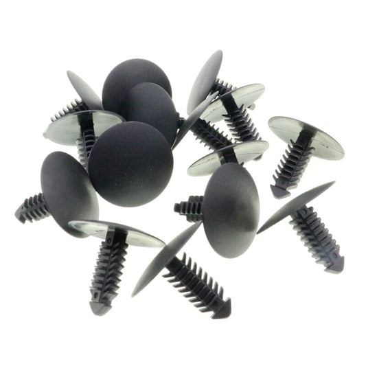 15-piece pack of Weatherstrip rivet fasteners for Honda 72311-S10-003 nylon doors