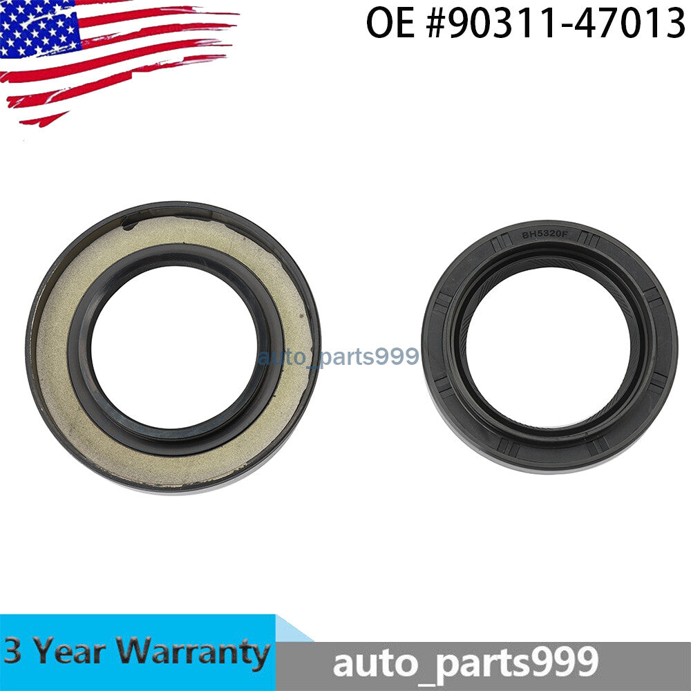 2-pack of oil seals for Tacoma for Lexus front drive shaft output shaft 90311-47013