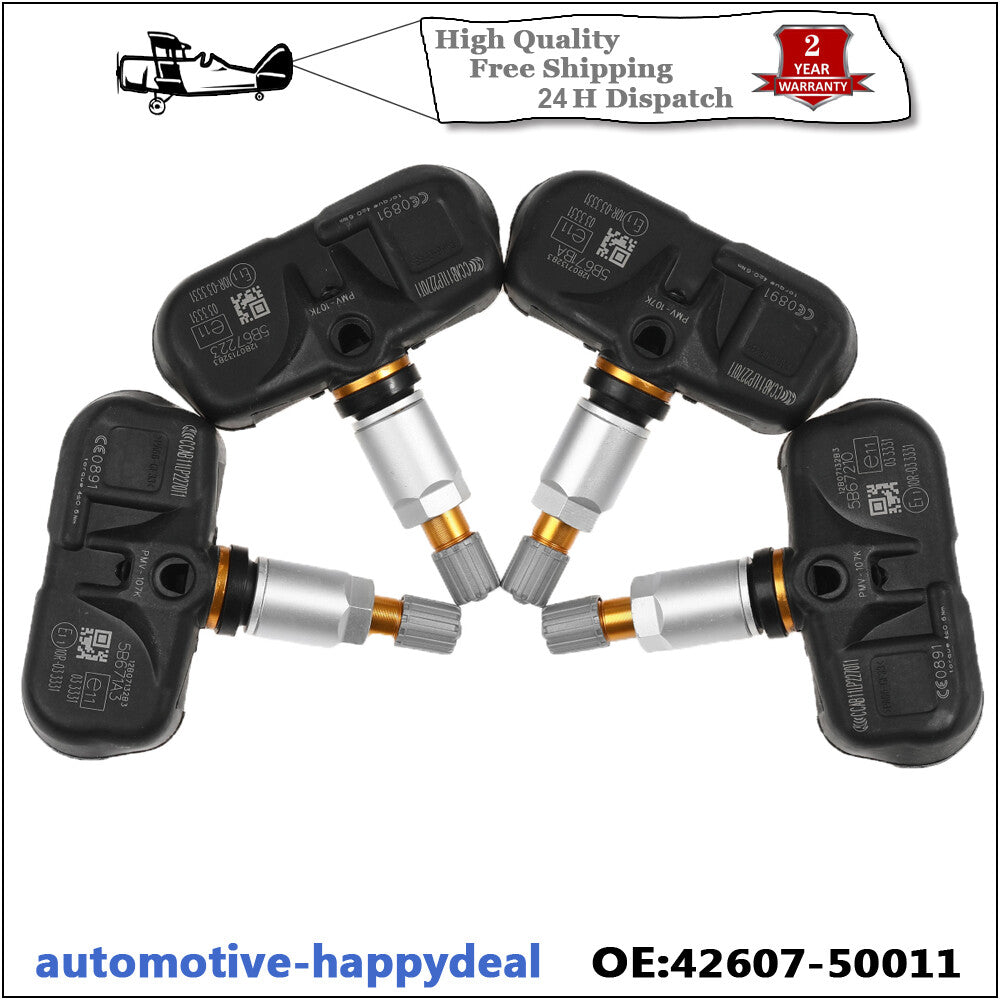 4X TPMS TYRE PRESSURE SENSOR 42607-50011 for TOYOTA  for LEXUS GS300 GS430