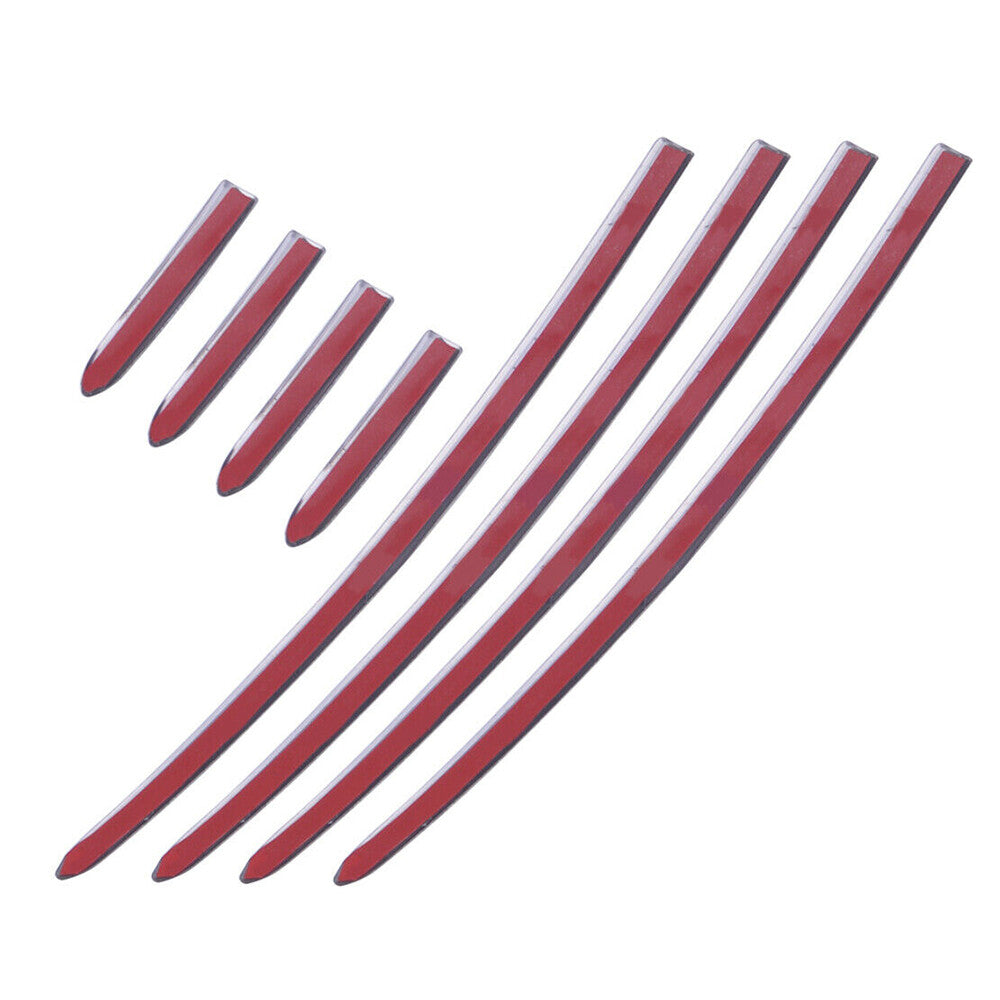 8x Exterior Handle Stripes Cover Trim Fits for Ford Fusion Mondeo 1.5T 2013-2016