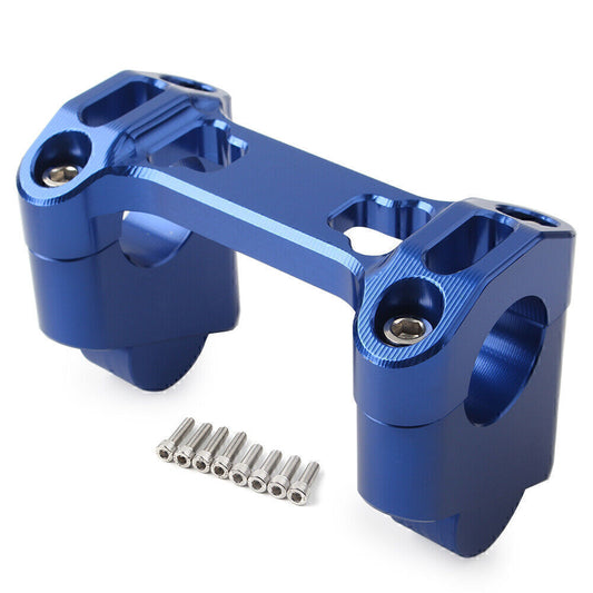 CNC Height Riser Handlebar Clip Adapter Fit for BMW R1200GS LC /Adventure 14-20 Blue