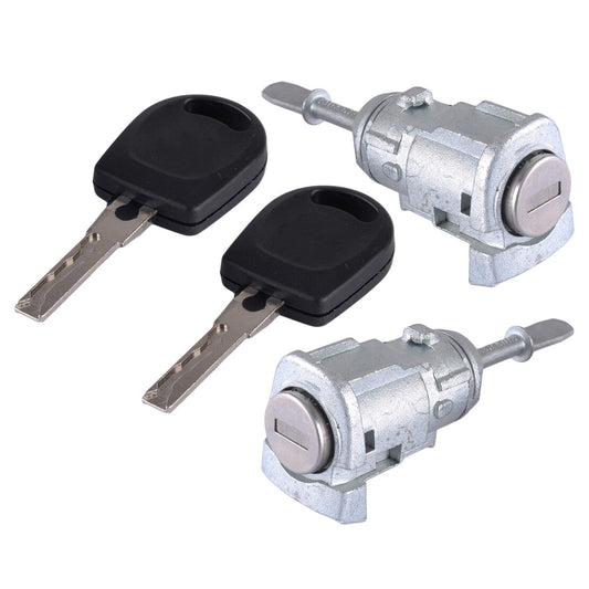 Front Left & Right Side Door Lock Cylinder Barrel Fit for VW for Golf for Bora for Skoda n