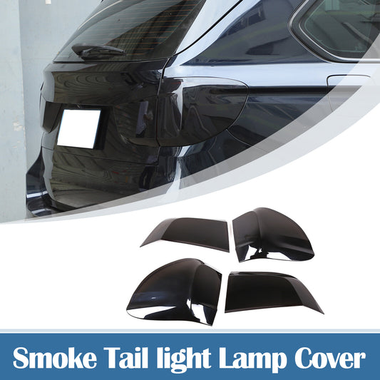Rear taillight cover trim for BMW X5 F15 2014 - 2018, Smoke Black, ABS