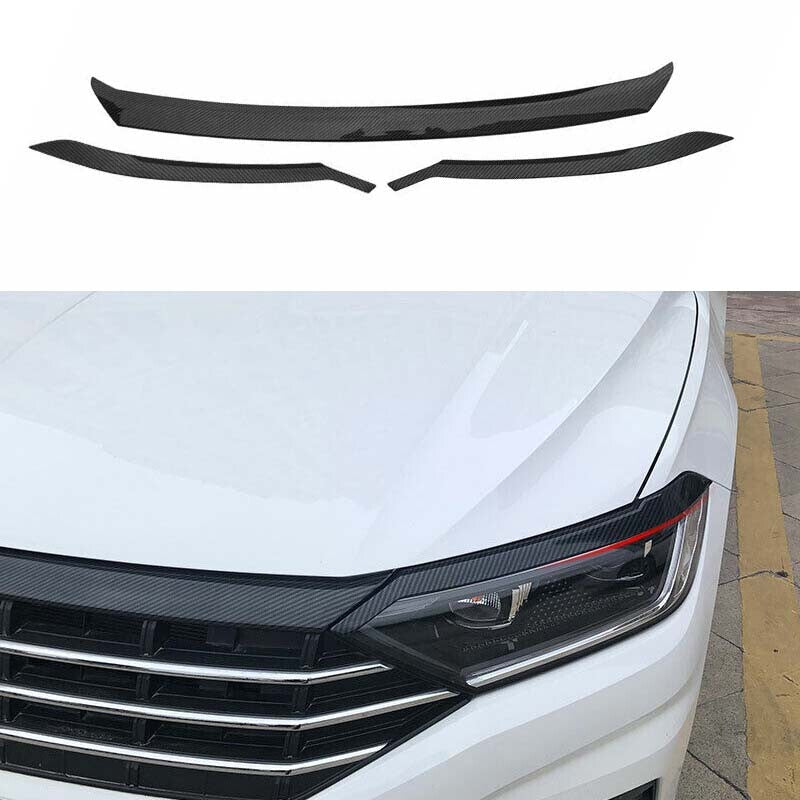 for Volkswagen for Jetta Mk7 2019-2023 Carbon Fiber Grille Grill Engine Hood Strip
