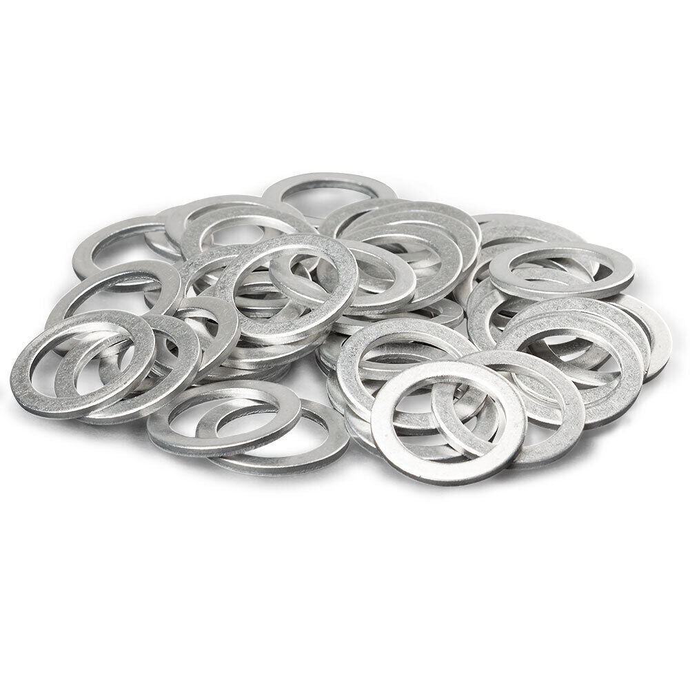 100¡Á Oil Drain Plug Washer Seals Gaskets Rings 9956-41-400 for Mazda CX-5 MX-5 Q