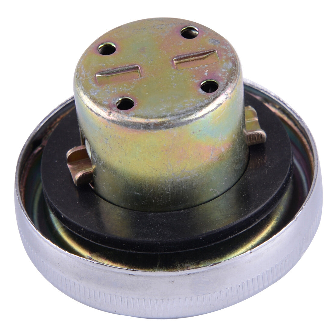 Silver Petrol Fuel Gas Tank Cap Fit For GY6 125CC Moped Scooter Motorcycle Q