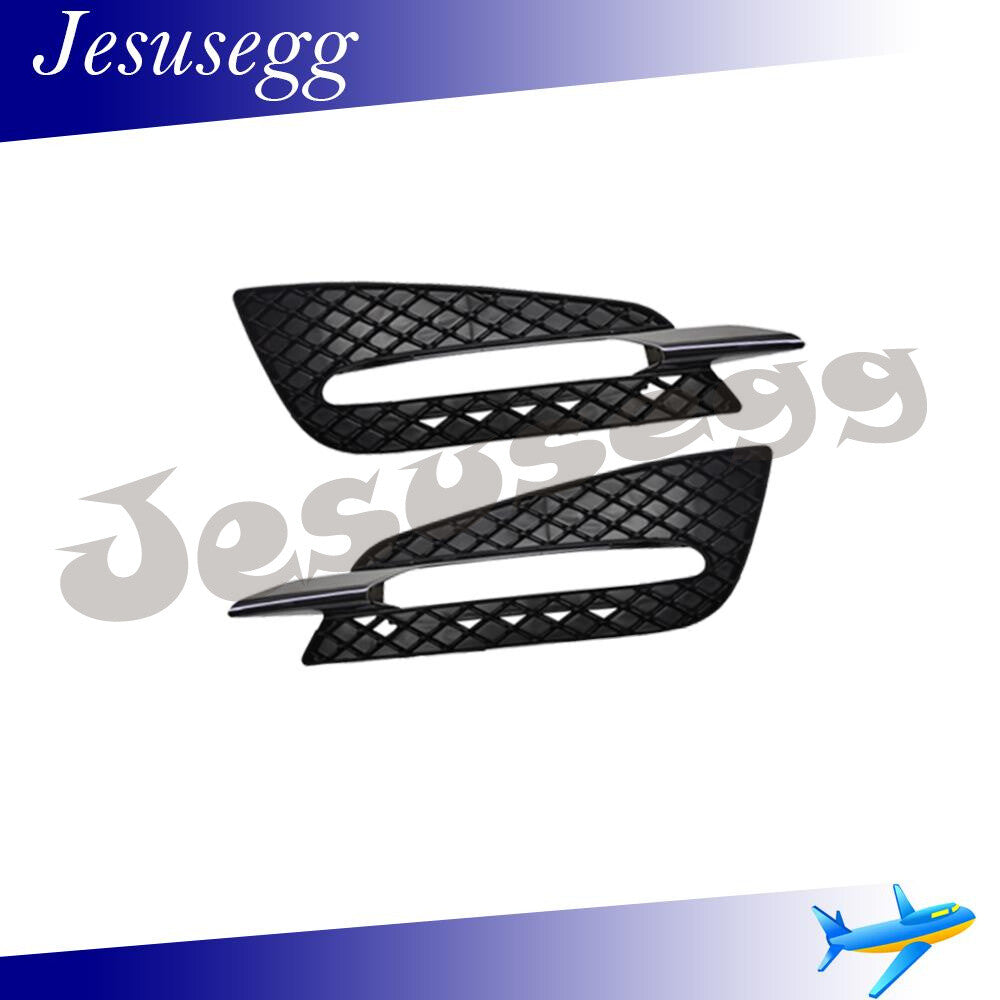 2pcs for Benz R Class W251 LCI Black Right+Left Front Bumper Lower Grill