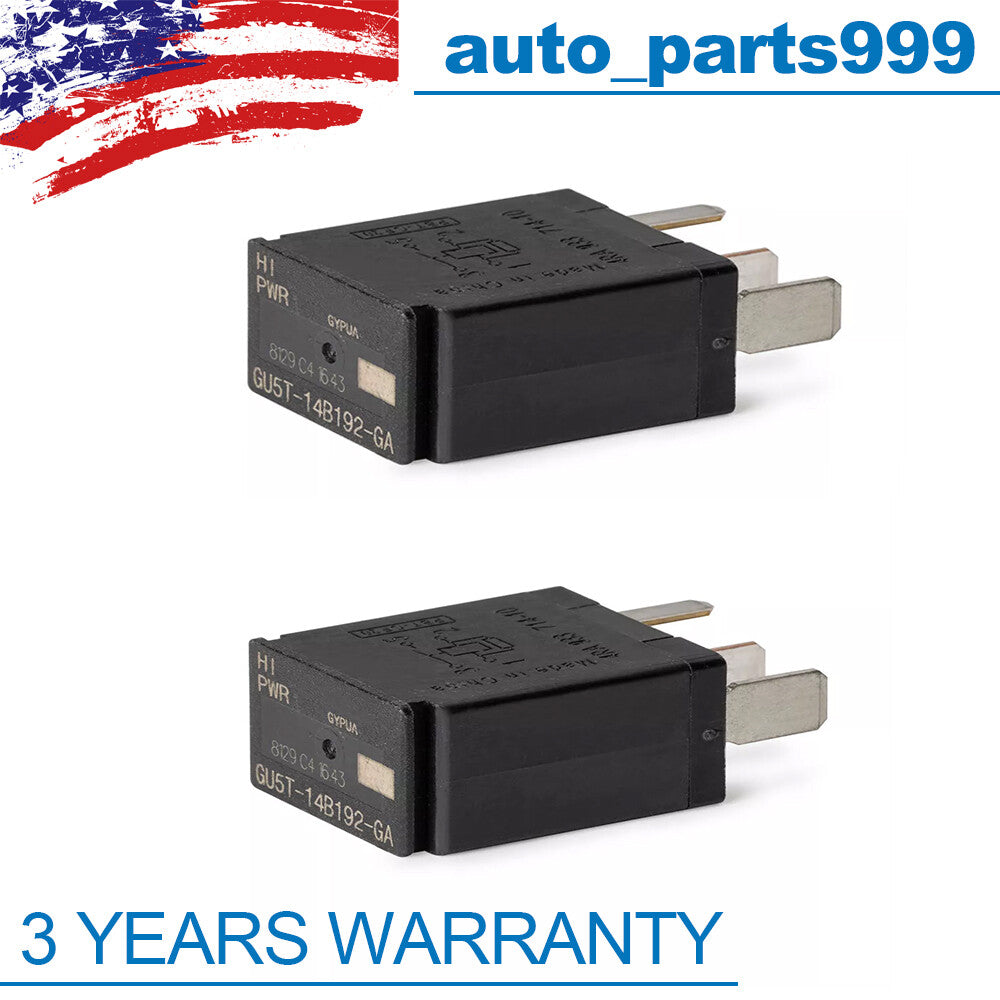 2-pack of 4-inch 8T2T14B192AA relays, black multi-function relays suitable for Fusion F150 - n