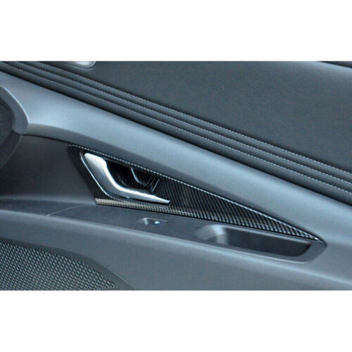 For F150 2021-2023 Carbon Fiber Inner Steering Wheel Frame Cover Trim v