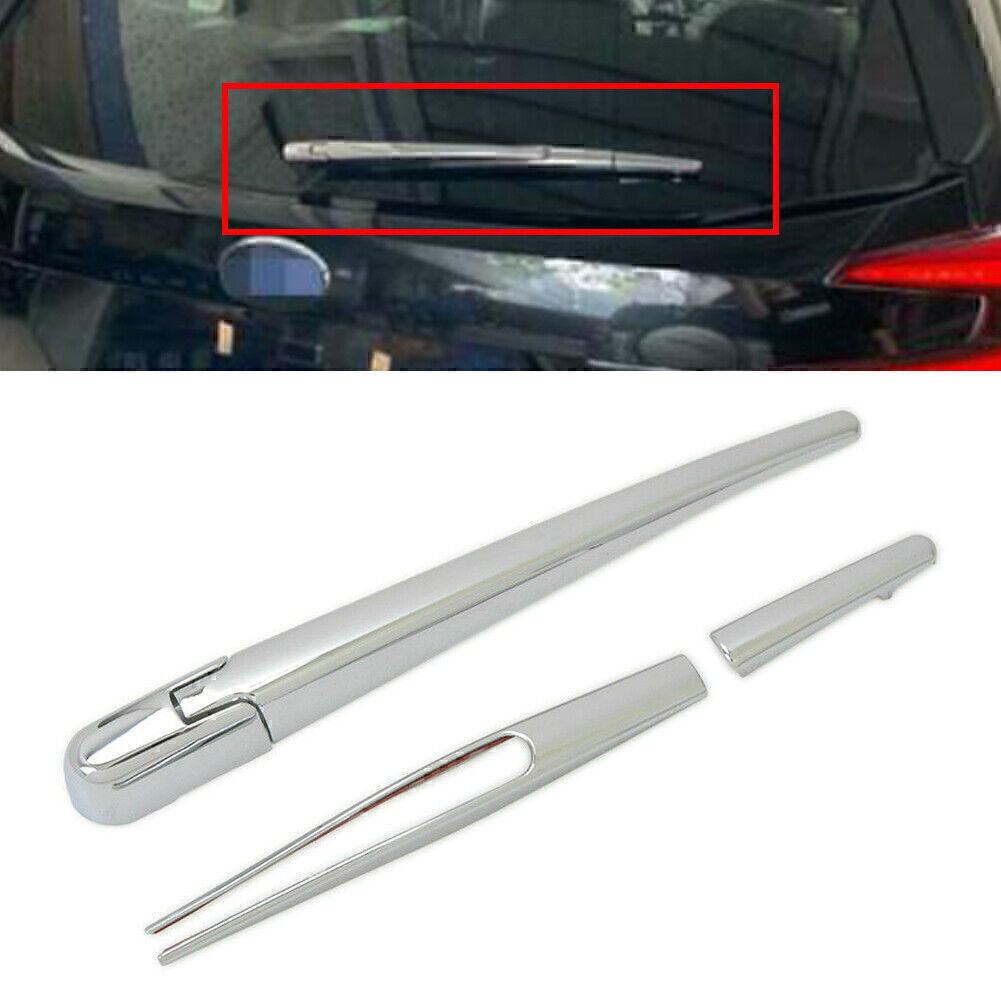 for Subaru Forester 2019-2020 ABS Chrome Rear Window Rain Wiper Cover Trim 4x