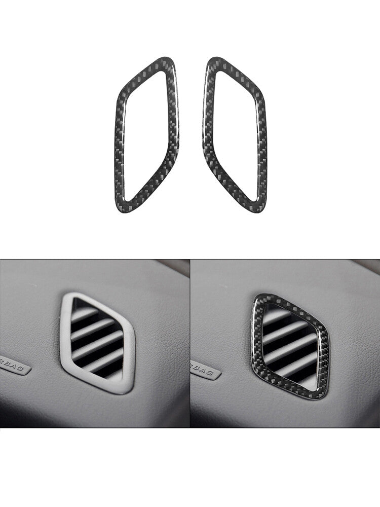 Suitable for LR for Defender 90 110 2020-2023 carbon fiber rear air socket anti kick panel- v