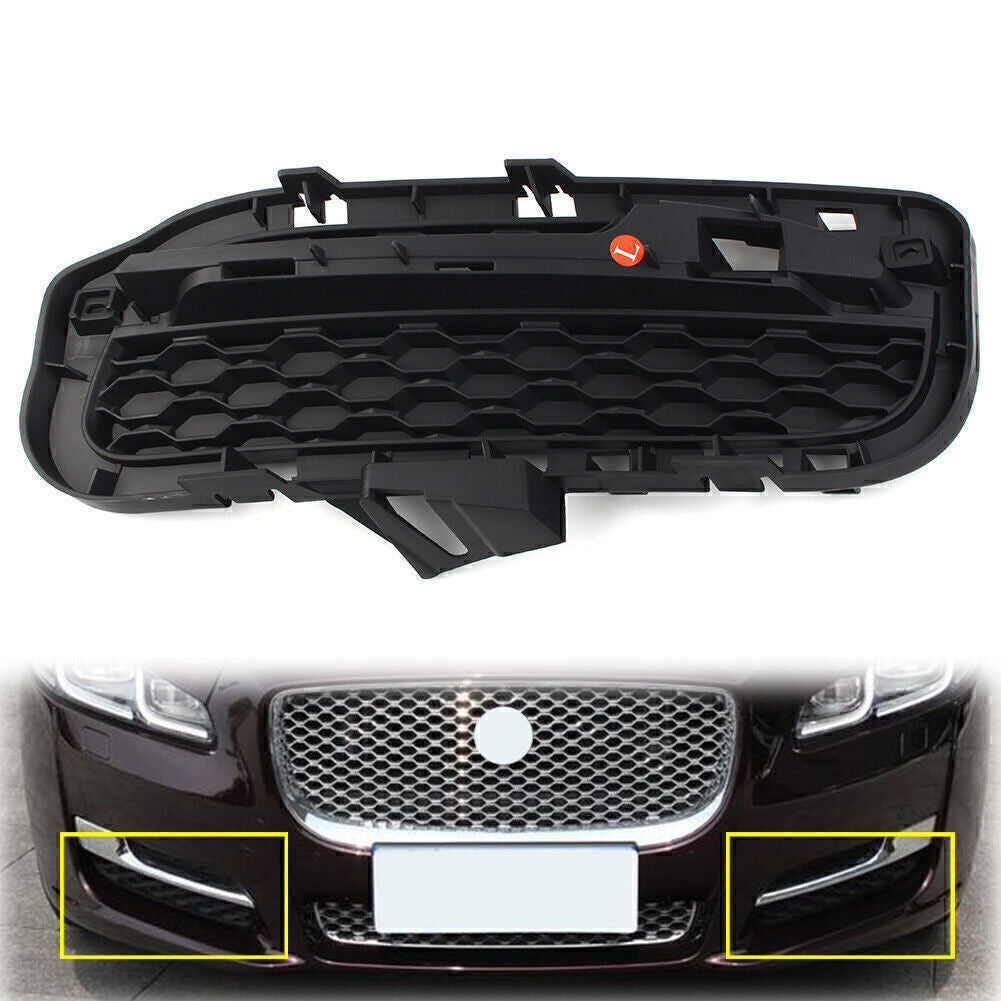 Left Side Front Bumper Lower Fog Light Lamp Grille Bezel for JAGUAR XJ 2016-2021