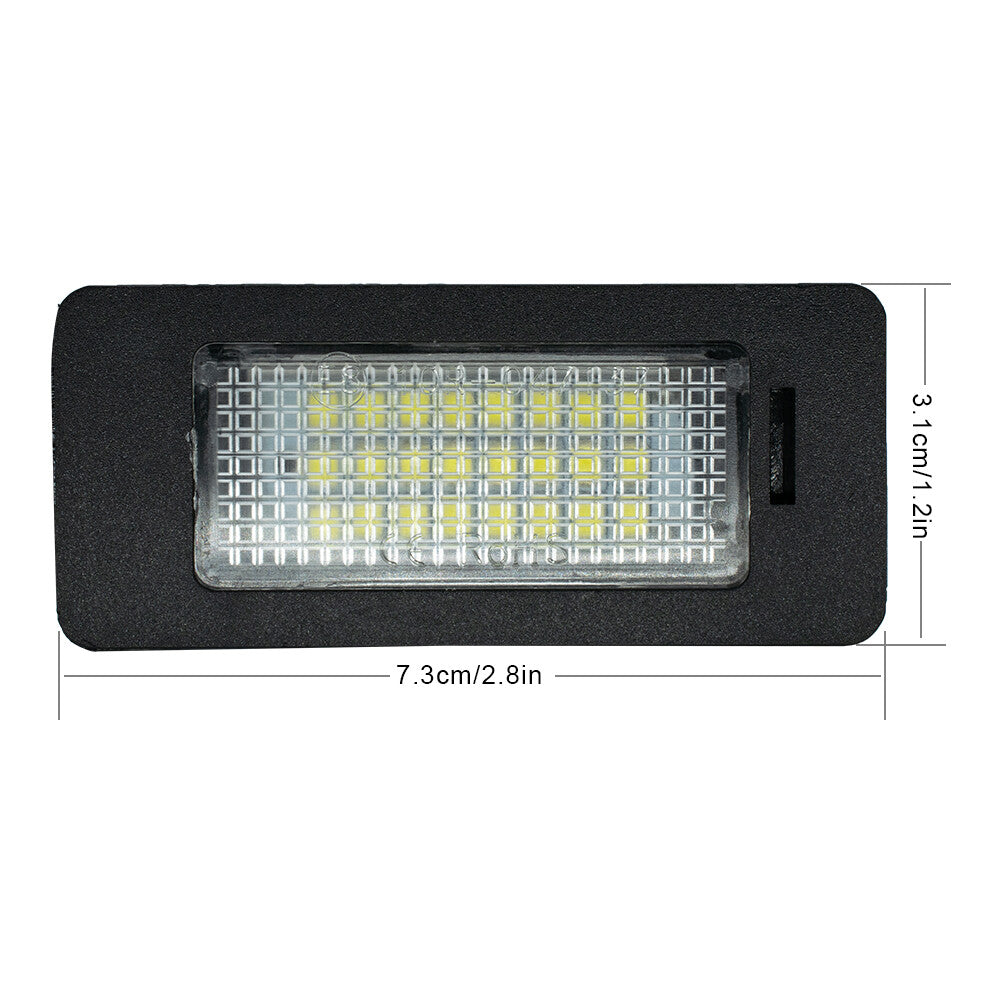 for BMW LICENSE NUMBER PLATE UPGRADE NO ERROR LIGHTS BULBS MODULES 24-LED CANBUS Q