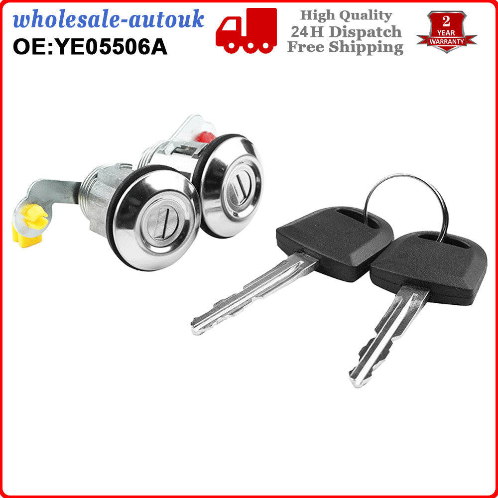 Left Right Car Door Lock Cylinder With 2 Keys YE05506A For L200 2001?2005 Q