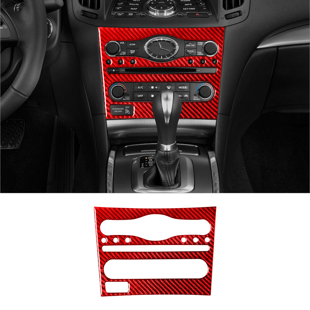 6Pcs Carbon Fiber Door Control Panel Cover Trim for Chrysler 200 2011-2014 v