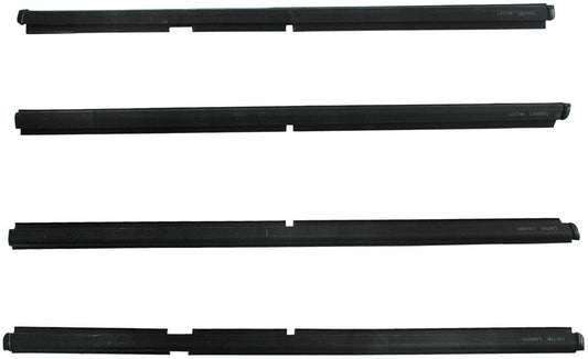 4 Pack Outer Window Glass Sealing Weatherstrip for Jeep for Grand Cherokee 1999-2004 Q