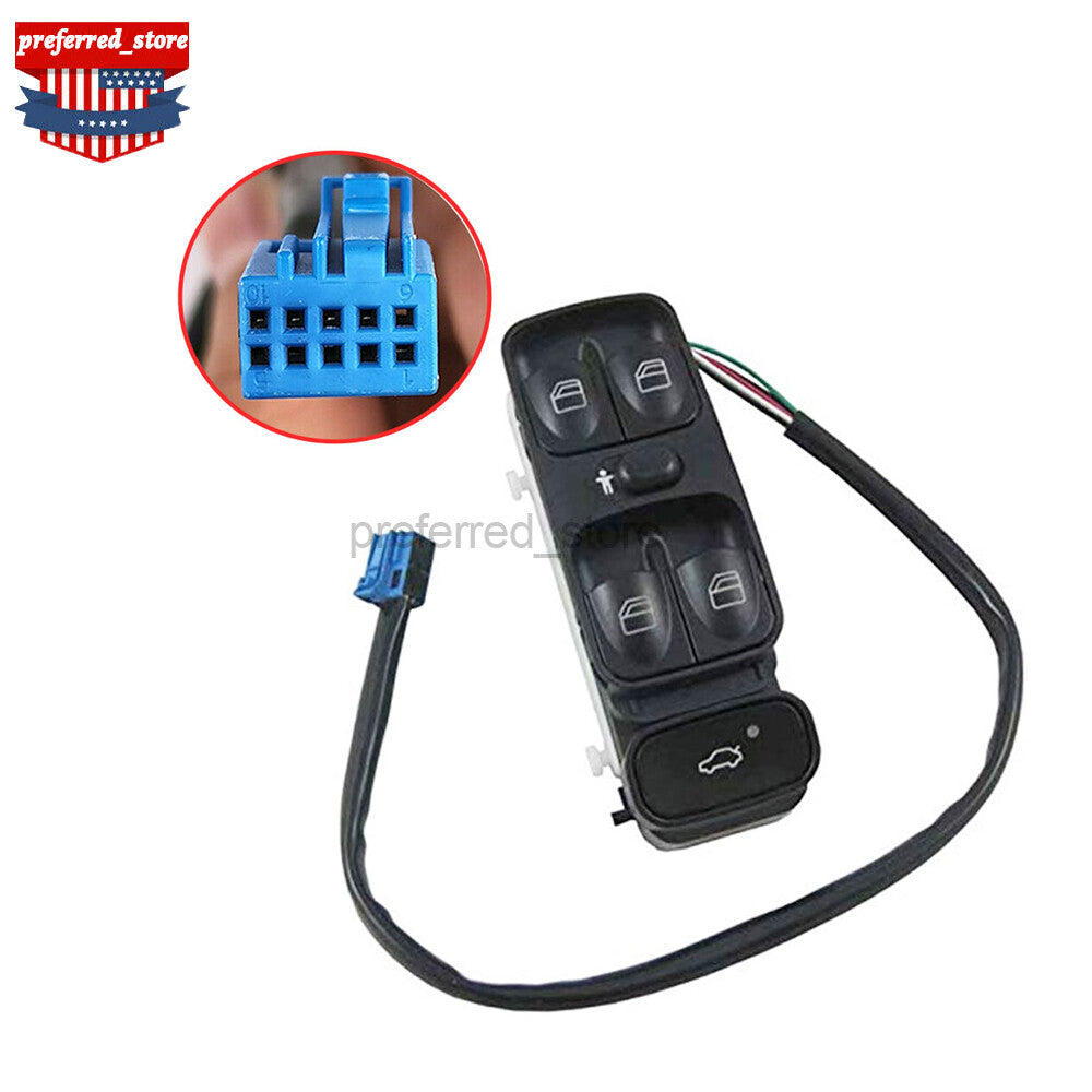 Front left power driver's window switch applicable to 2003-05 C320 sedan. v