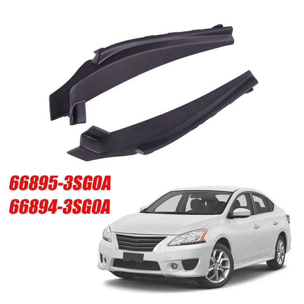 Extended side hood cover for Sentra 2013 - 2019 n