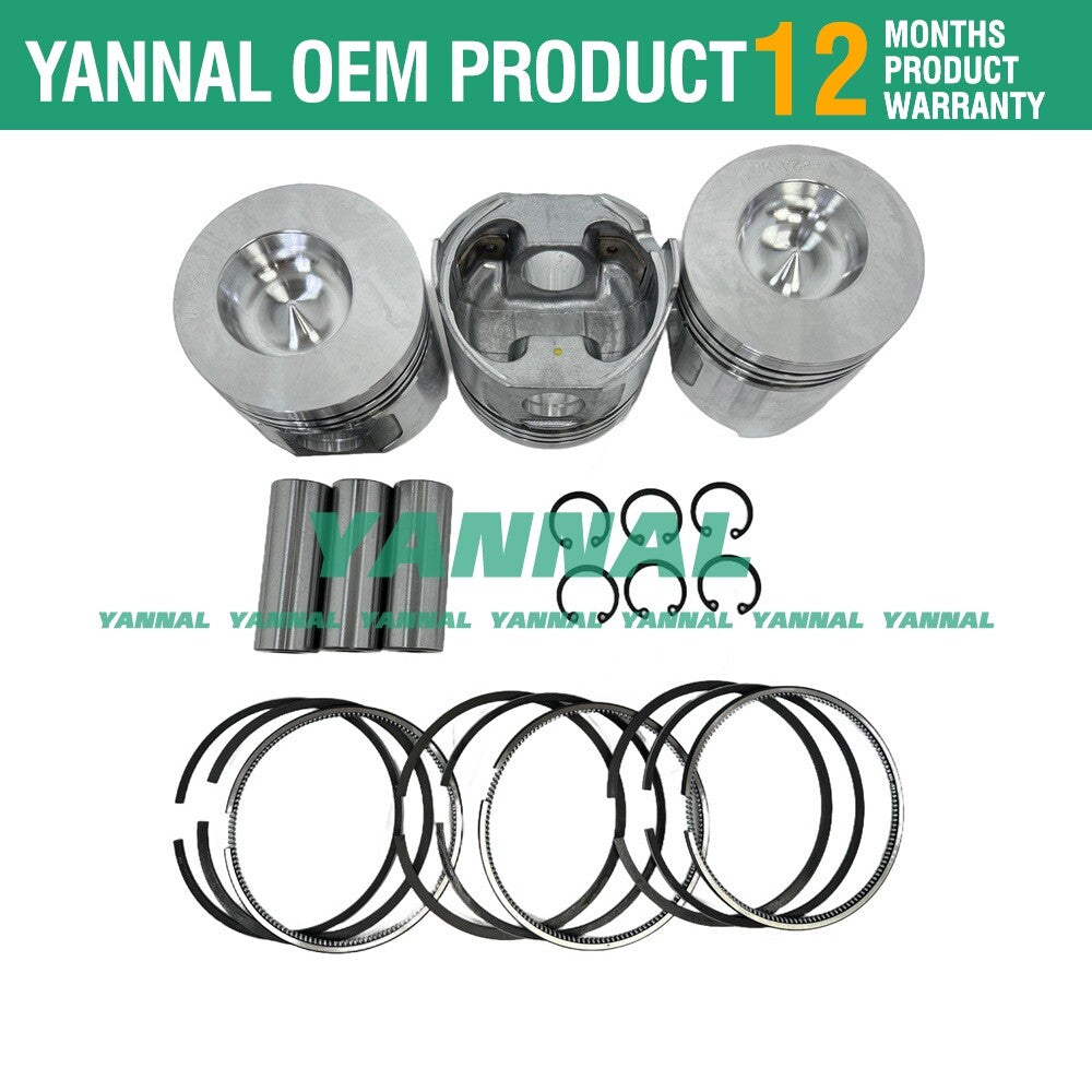 Brand new 3D82AE-3 overhaul and rebuild kit for engines - Piston assembly and ring assembly