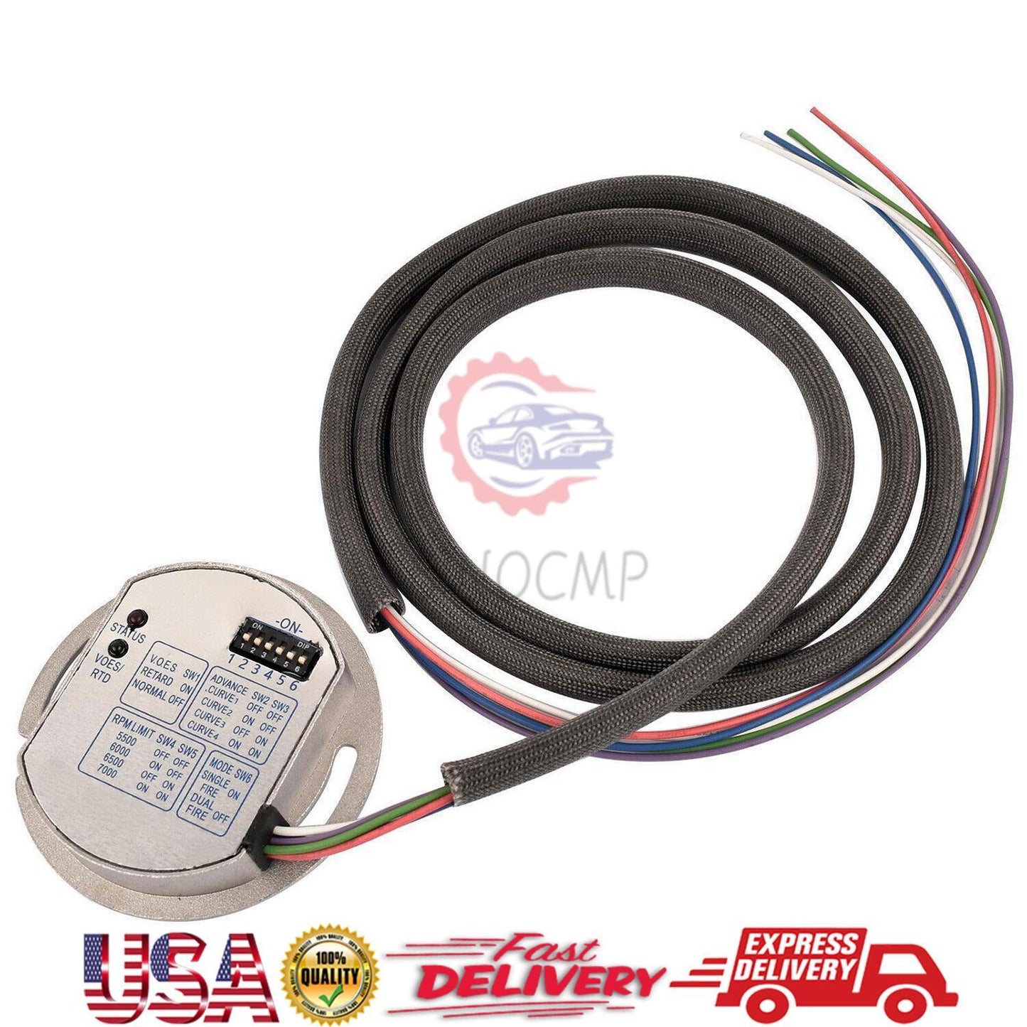 Programmable Single Fire Electronic Ignition Module for Harley Dyna 53-644 US