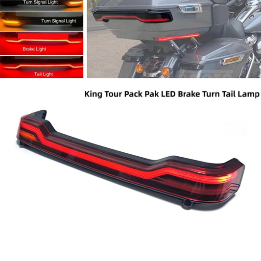 King Pack Trunk LED Brake Taillights for Harley Tour Pak Touring FLTRU 14+- n