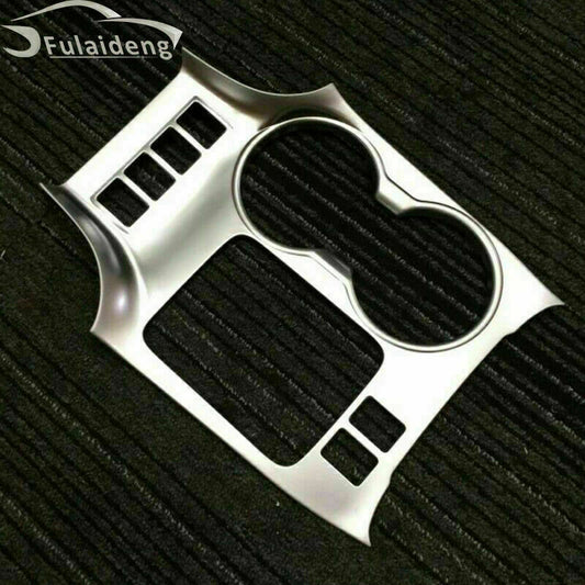 Silver Gear Shift Box Cup Holder Panel Cover Trim for Toyota Highlander 2015-19