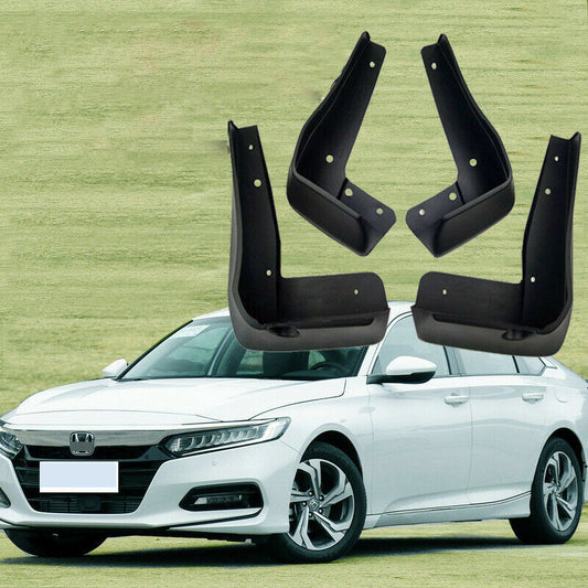 4P for Honda Accord 2018-2022 Black Car Mud Splash Flaps Guards Mudguard Fender