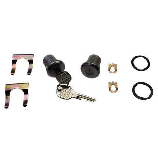 Pair door lock cylinder kit 5070006 for S10 Blazer for GMC for Buick for Cadillac - v