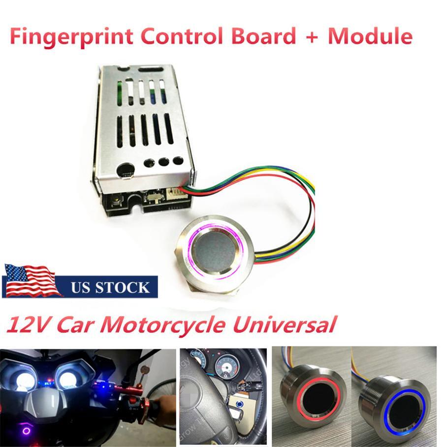 1x 12V Universal Fingerprint Control Board Fingerprint Module One Key Start Q