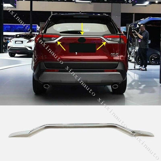 for Toyota RAV4 2019-2022 ABS Chrome Rear Trunk Molding Trim Strip decor Cover