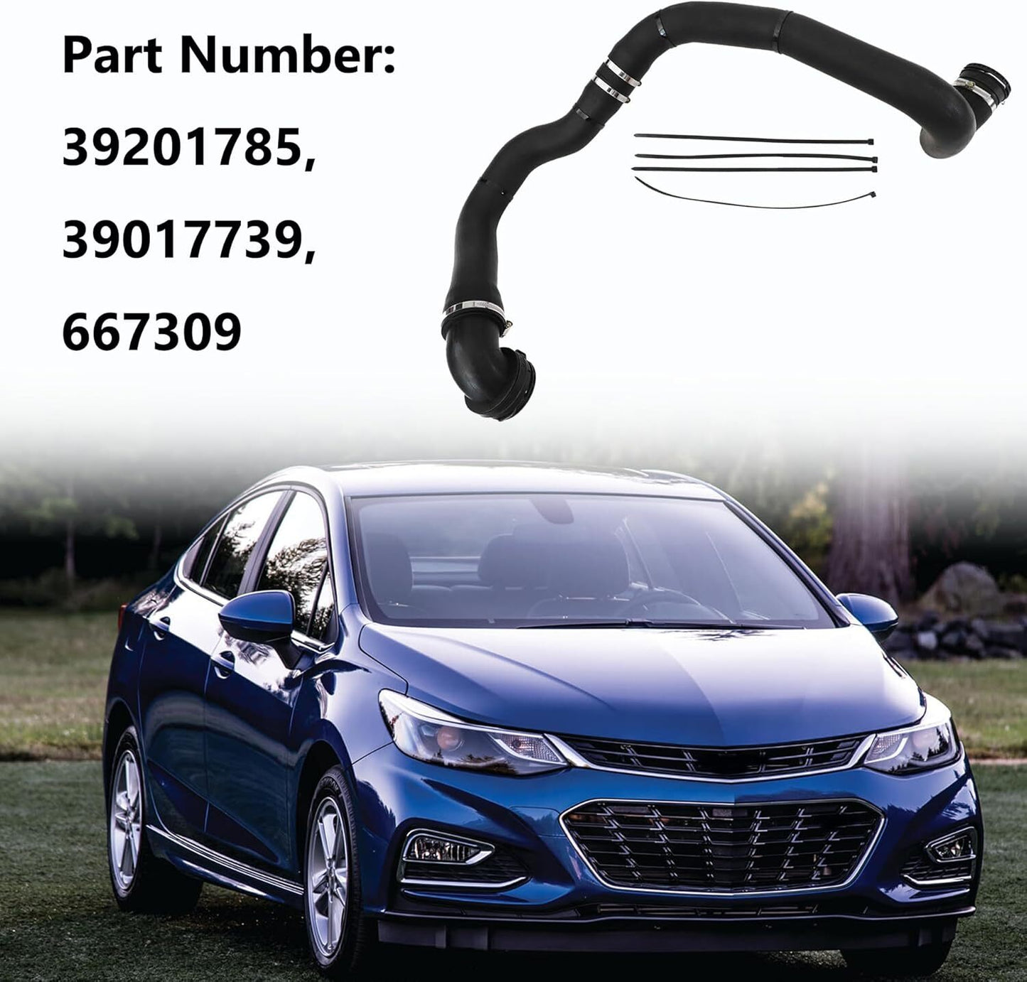 39017739 Engine Intercooler Outlet Hose Fits 2016 - 2019 for Cruze 1.4L n