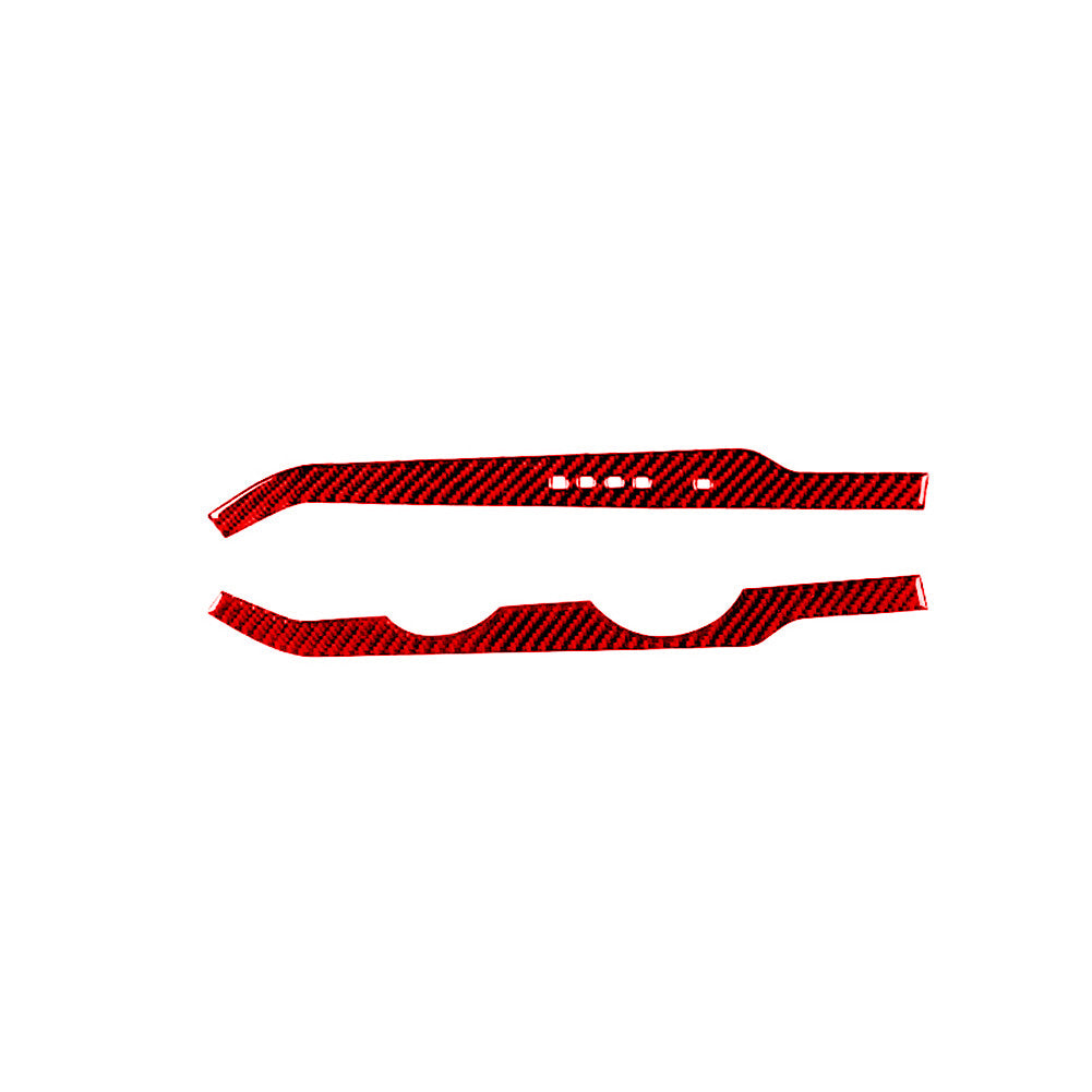 Carbon Fiber Center Air Vent Adjusts Frame Cover Trim for KIA Cadenza 2014-2016 v