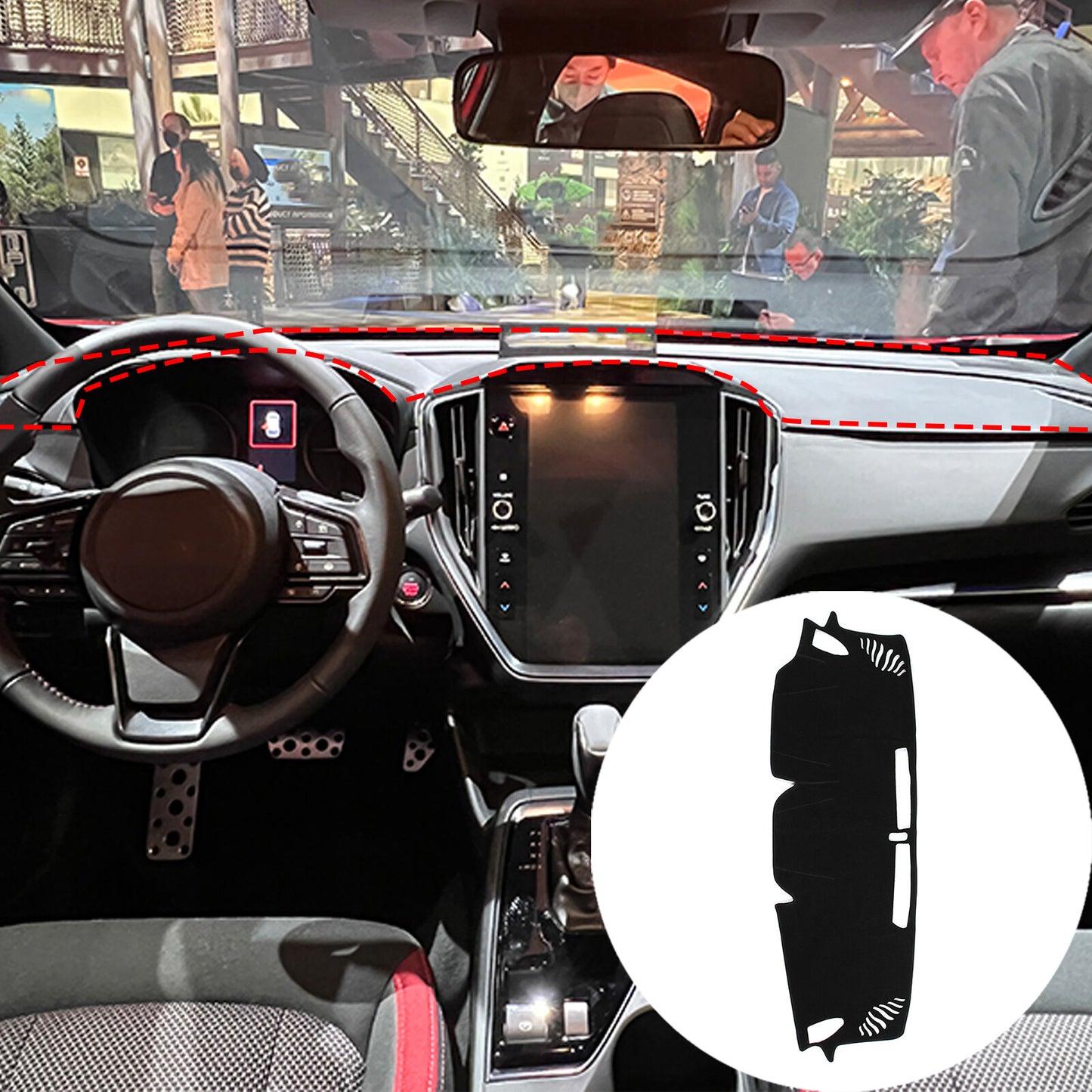 Rear trunk cargo lining, boot , tray mat for Subaru Crosstrek Impreza 2023- n
