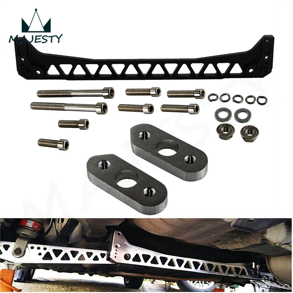 Billet Aluminum Rear Subframe Brace Mount For 96-00 for Honda for Civic EK EJ Black