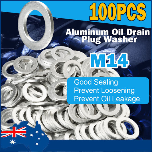 100PCS 14MM OIL DRAIN PLUG CRUSH WASHER GASKETS for HONDA for ACURA 94109-14000 NEW Q