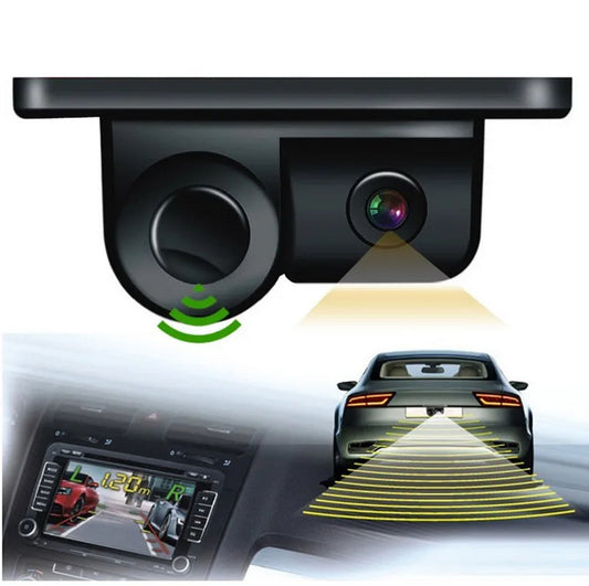 Car Reversing Radar Sensor Rear View Parking Camera Buzzer Alarm Night Vision