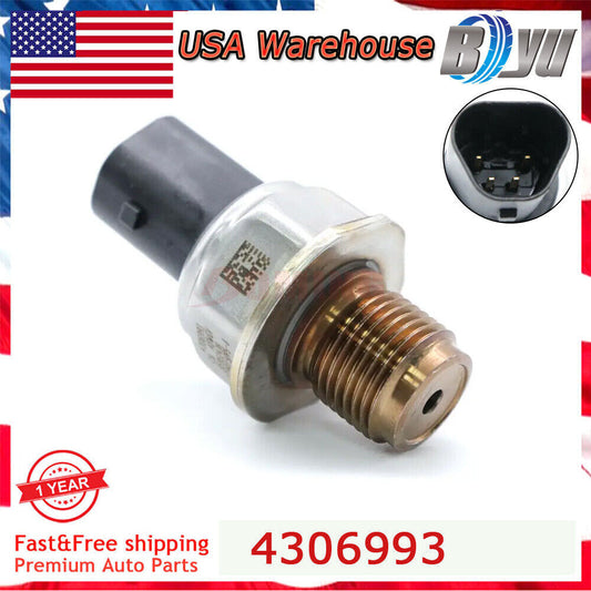 New Fuel Rail Pressure Sensor 4306993 Fits for Dodge 3500 2500 6.7L US