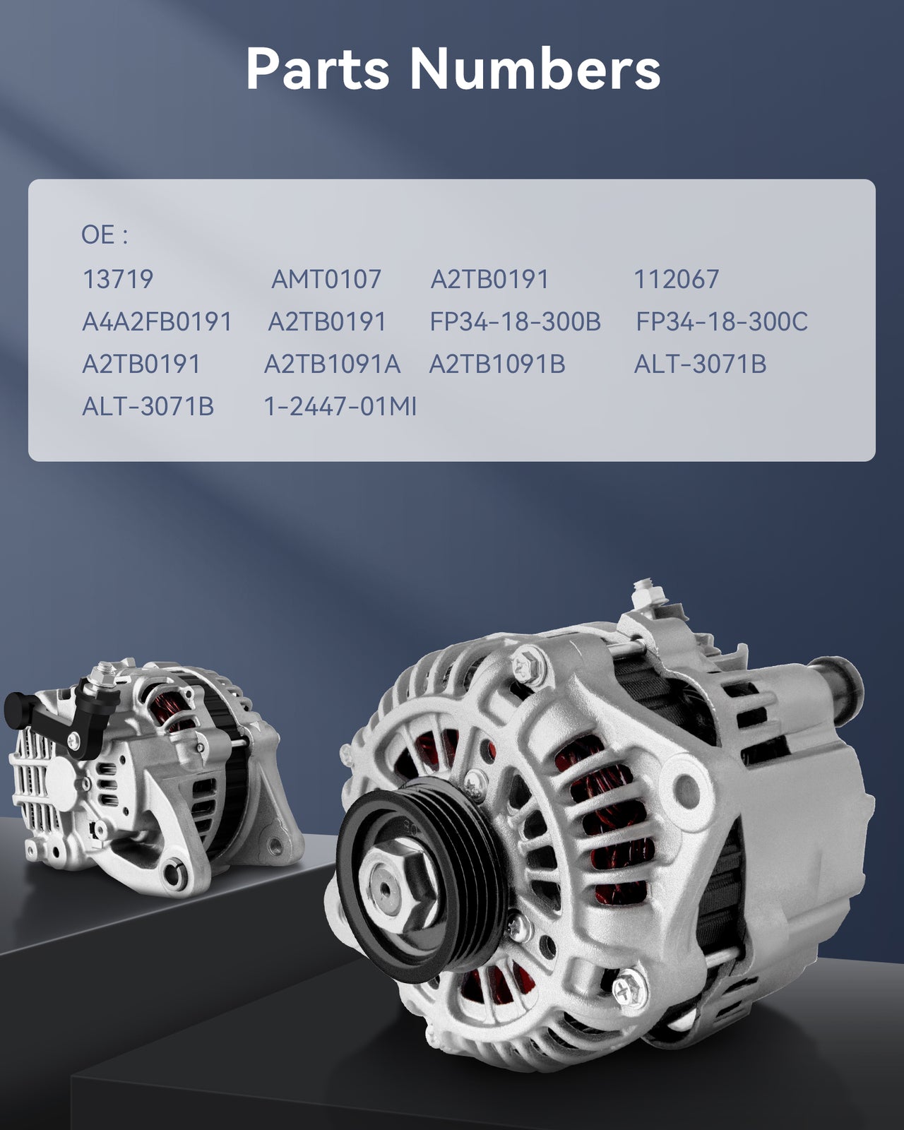 New Alternator AMT0107 for 2001-2003 for Mazda Protege  2002-2003 for Mazda Protege5