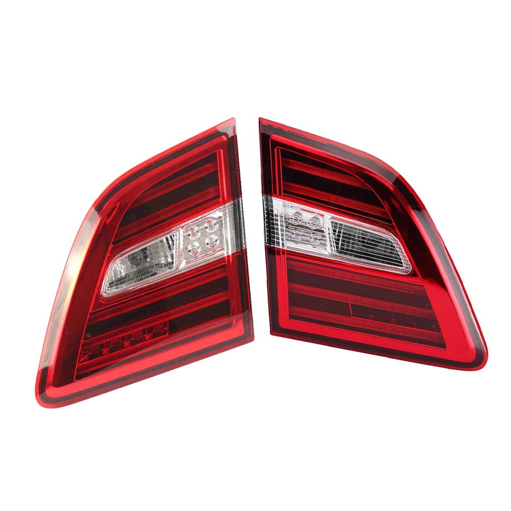 2 Pieces Rear Inner Taillight Tail Light Red Lens for M-Class W166 2012-2015