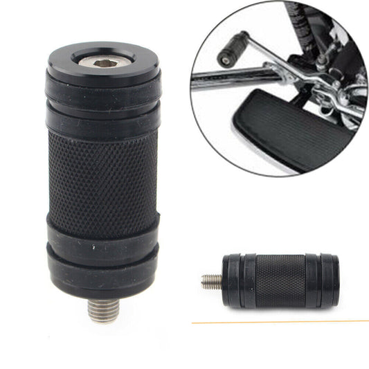Fit for Harley Dyna Sportster Softail Street Black Shifter Peg Lever Foot Pegs Black Q